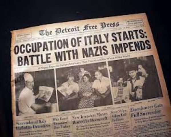 Italy Surrenders