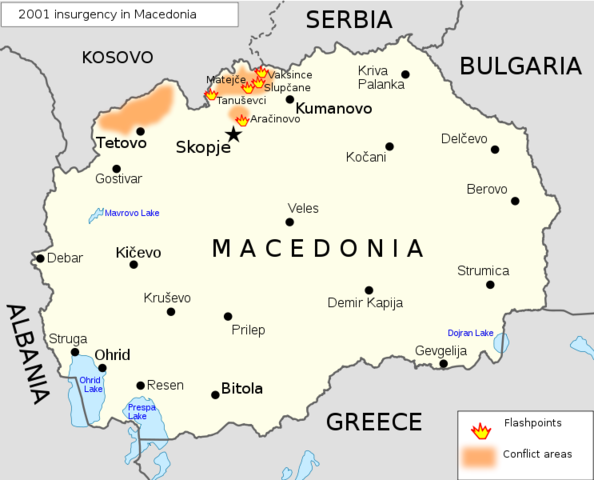 Insurgency in the Republic of Macedonia (January-December 2001)