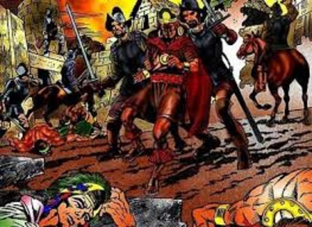 Encuentro entre Pizarro y Atahualpa