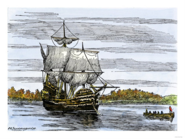 The Mayflower Landed and Puritans Settled