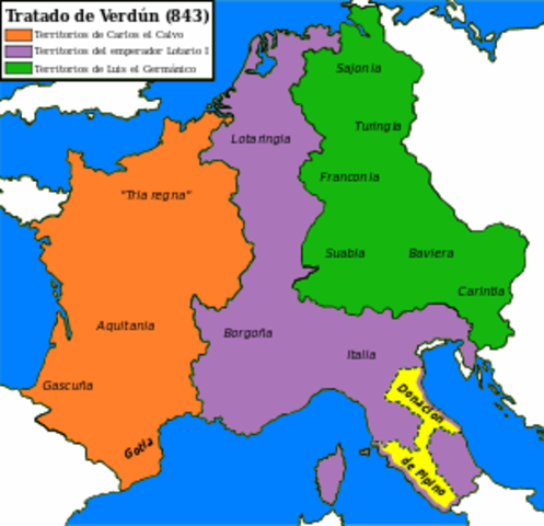 División de Europa y surgimiento deItalia, Francia y Alemania