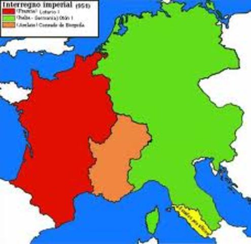 División de Europa y surgimiento de Italia, Francia y  Alemania - 2 mitad del s. IX Se instala el Feudalismo
