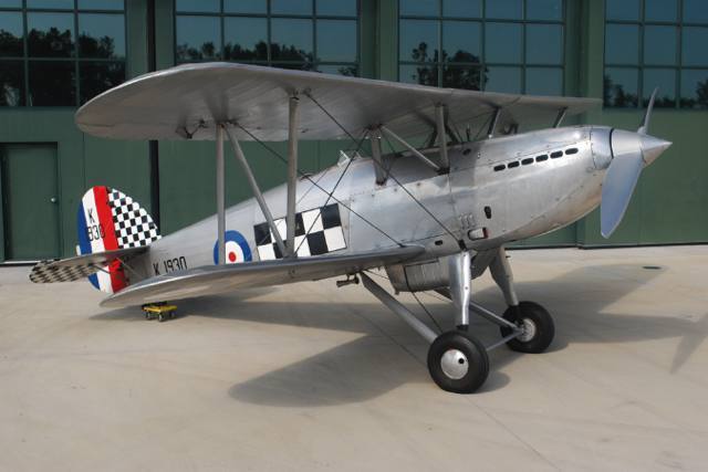 The Hawker Fury is created