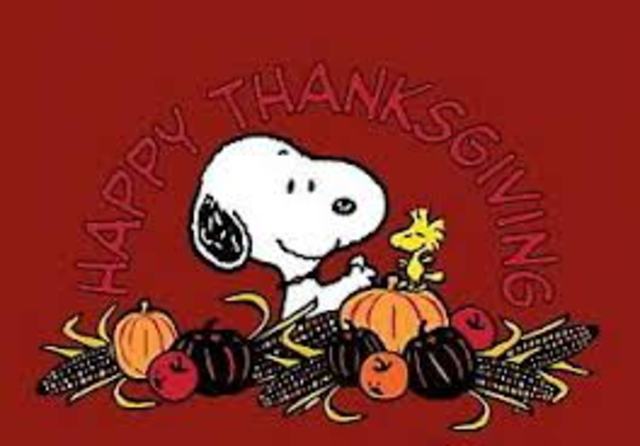 Thanksgiving Break, No School Nov. 27-29