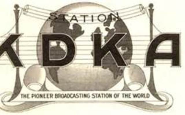 KDKA First Radio Broadcast