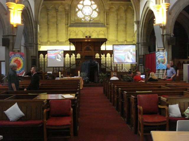 We moved into the Main Church!