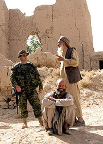 Canada begins peacekeeping in Afghanistan