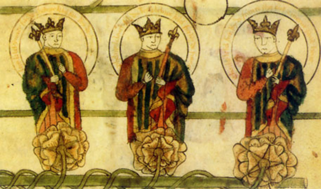 La dinastía Capeto se apodera de la corona francesa.