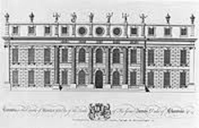 Handel became house composer at Cannons in Middlesex, England