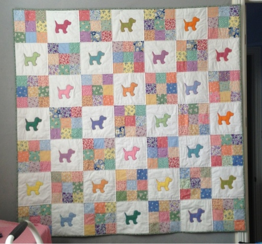 Puppies Quilt DONE