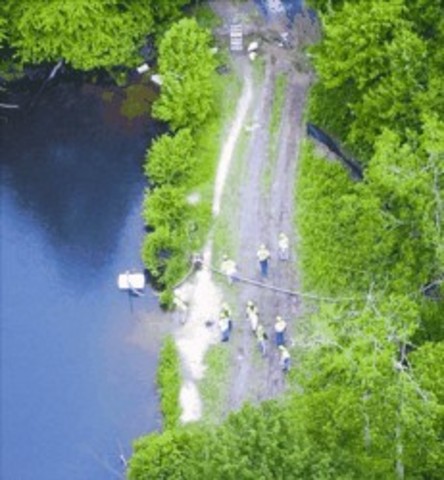 FBI drains Frederick pond