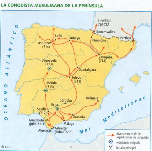 Ocupación árabe de España