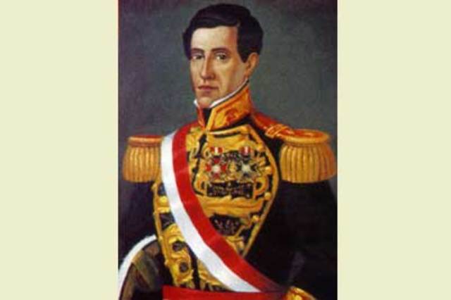 Agustin Gamarra se hizo elegir presidente constitucional del Perú