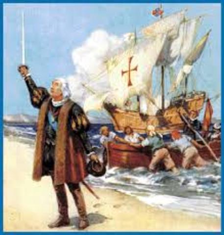 Cristobal Colon llega a America