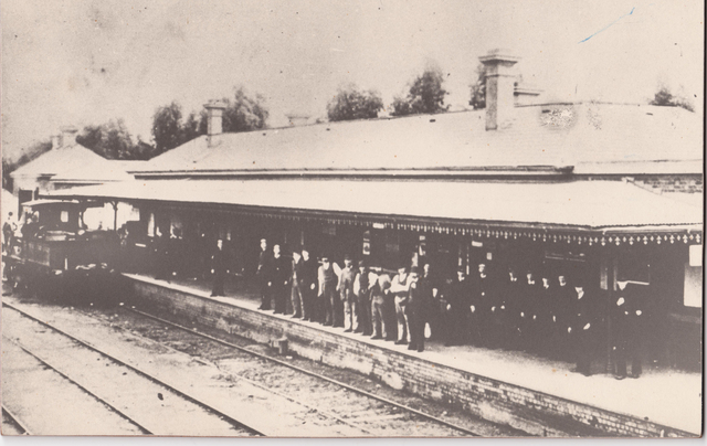 first railway built