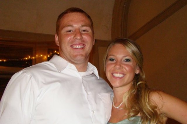 Enjoying Carrie and Ty's reception