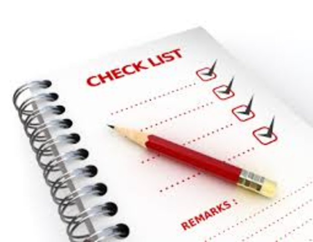 Post Secondary Checklist