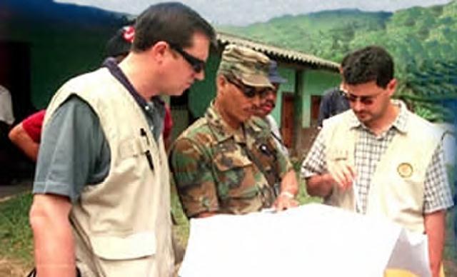 Mision de Verificacion en la frontera entre Honduras y Nicaragua