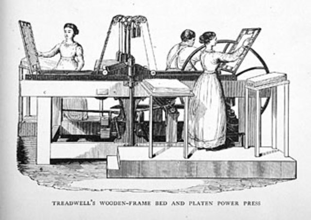 Mechanized Printing Press