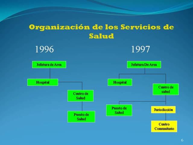 Organización de los Servicios de Salud
