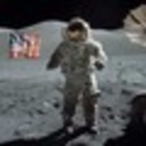 First Man Landing on the Moon