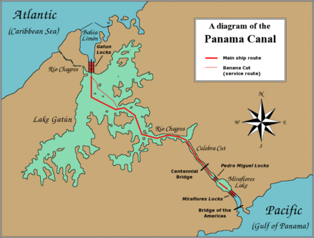 Panama Canal opens
