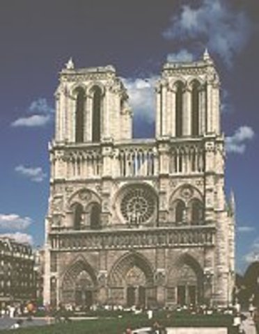 Notre Dame Cathedral is built