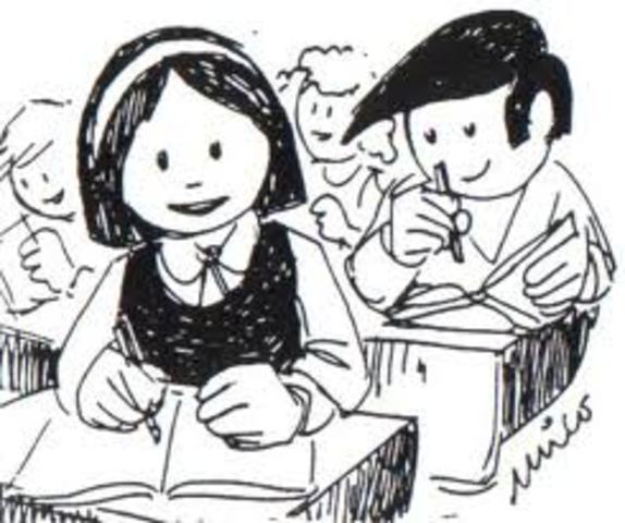 7th february,1996,   I entered school