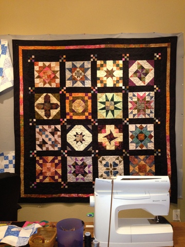 Batik Sampler Quilt DONE