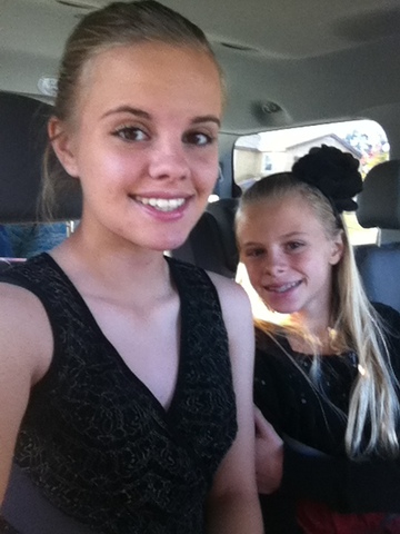 First granddaughters, Jacey and Skye, born