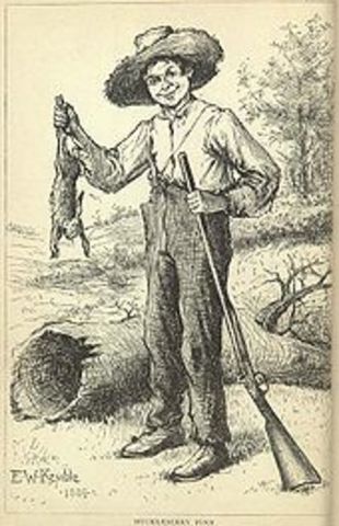 Mark Twain publishes Adventures of Huckleberry Finn