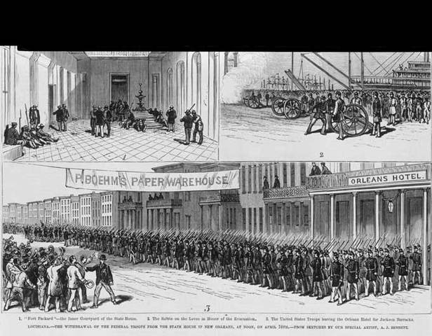 Withdrawal of Union Troops in 1877