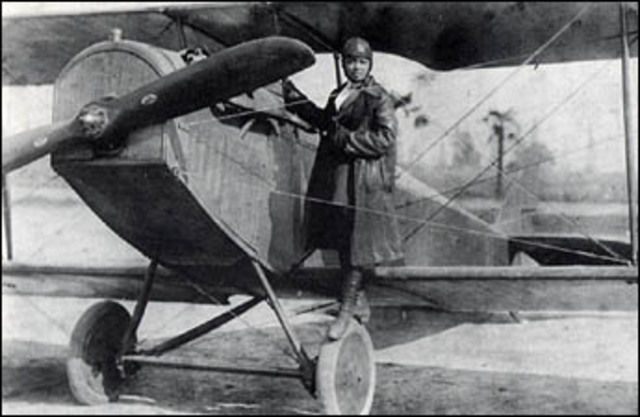 First public flight of a black woman