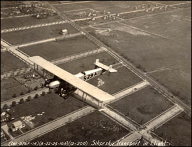 Igor Sikorsky builds his S-29 aircraft