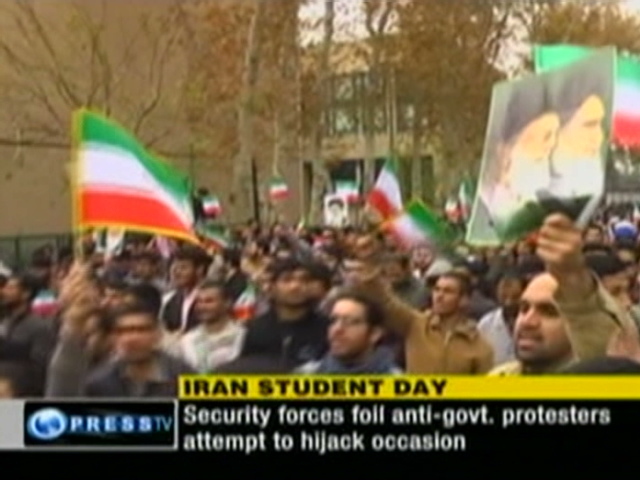 Protests on Iran Student Day