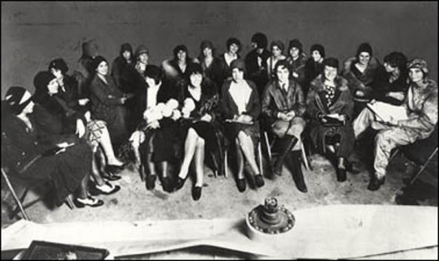 The first organization of women pilots, the Ninety-Nines is created