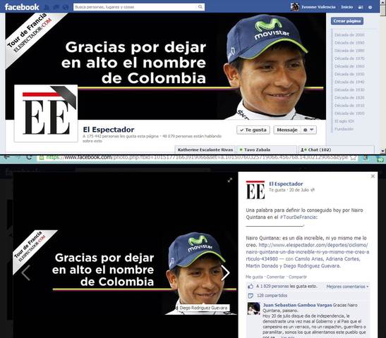 Reconocimiento de Nairo Quintana por el Espectador