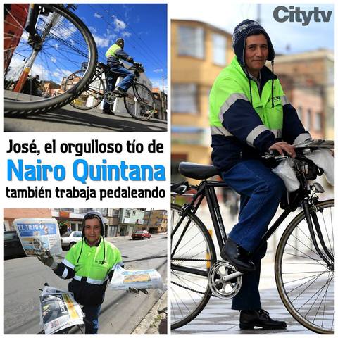 El tio de Nairo Quintana también pedalea Historia EL TIEMPO
