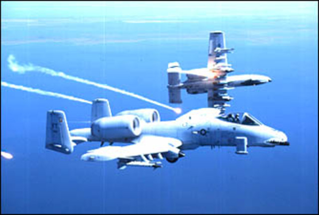 Republic A-10 becomes close air support aircraft for Air Force