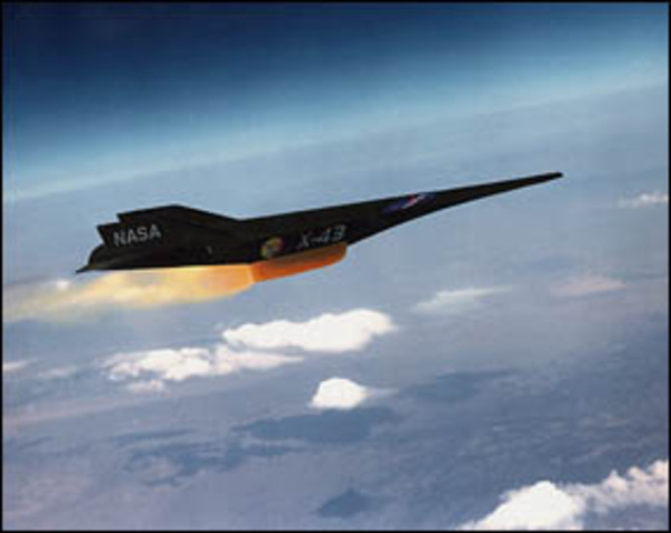 First test flight of X-43 is completed