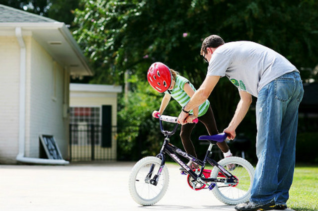 Me gustaba manejar bicleta e ir a piscina