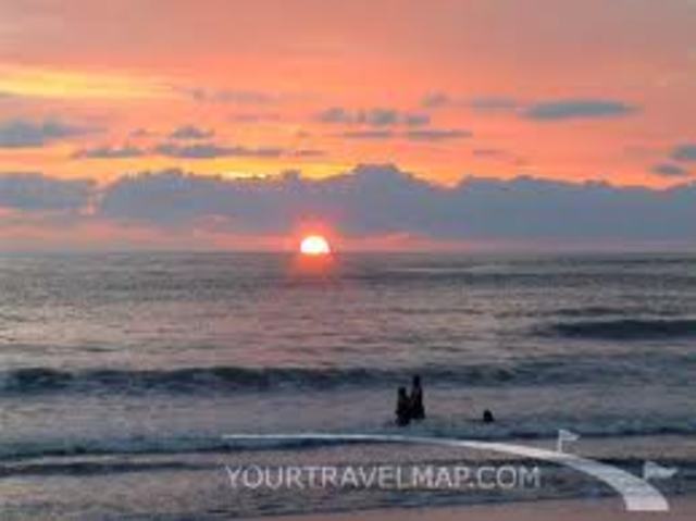 I went to Jaco with my family