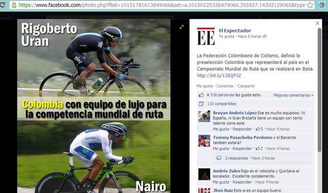 La Federación de ciclismo hizo la preselección del equipo que participará en el campeonato mundial de ruta