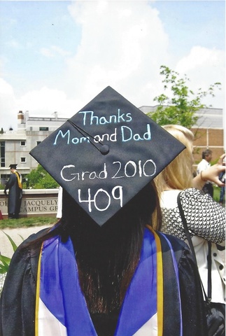 Michelle Graduates with her Masters