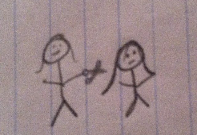 My sister cut my hair