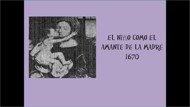El niño como el amante de la madre.