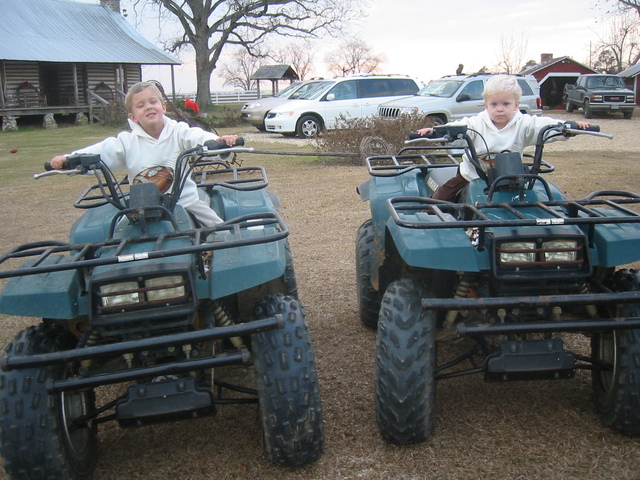 On the farm with my cousins in Hawkinsville, Georgia