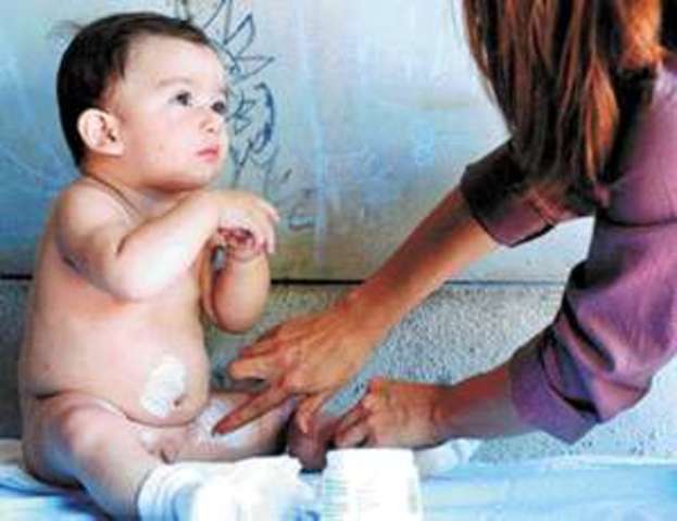 Control del cuerpo en infantes