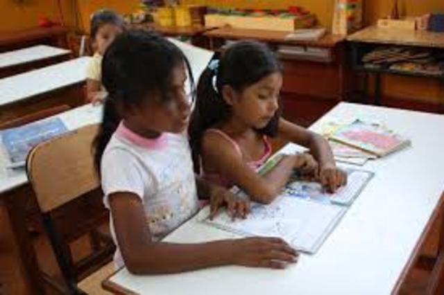 inicio de infancia escolar