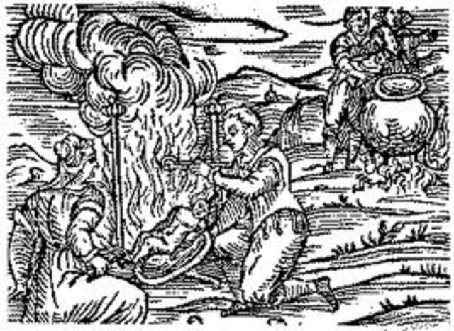 Niños como alimento